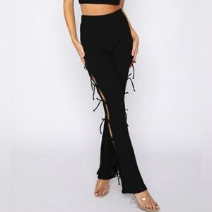 NWT White Fox Side Profile Pants